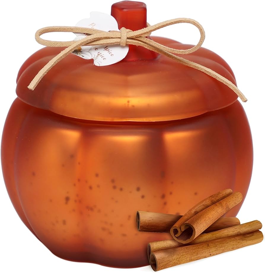 Amazon.co.jp: 2024年シナモンパンプキンスパイスキャンドル、12